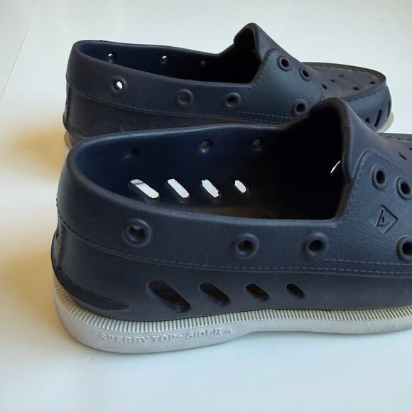 Sperry Top Sider Navy Blue Boat Shoes Mens 3 Womens 5 - Picture 5 of 11